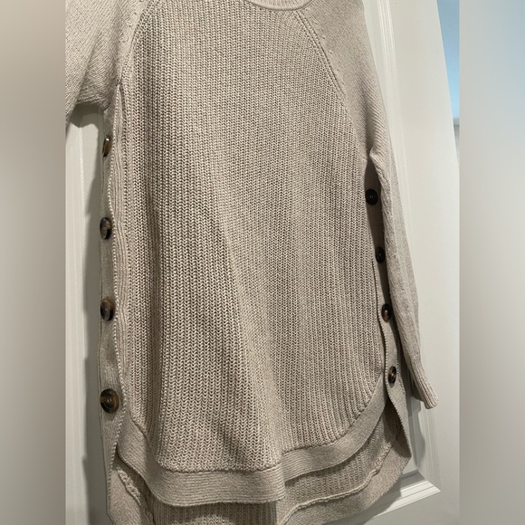 RD Style Women's Beige Crew Neck Sweater - Picture 3 of 5